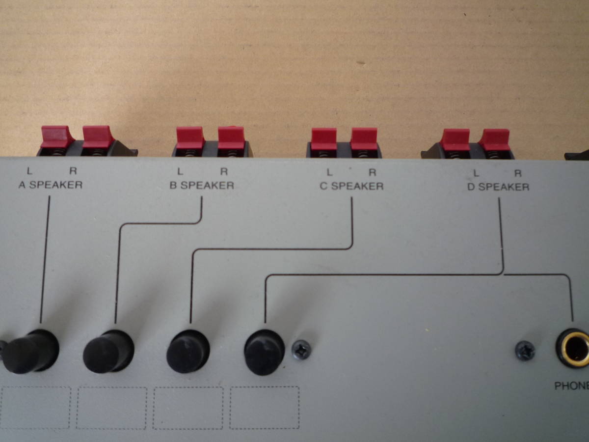 O-4551 入力セレクターとスピーカーセレクター LUXMAN 【公式通販】