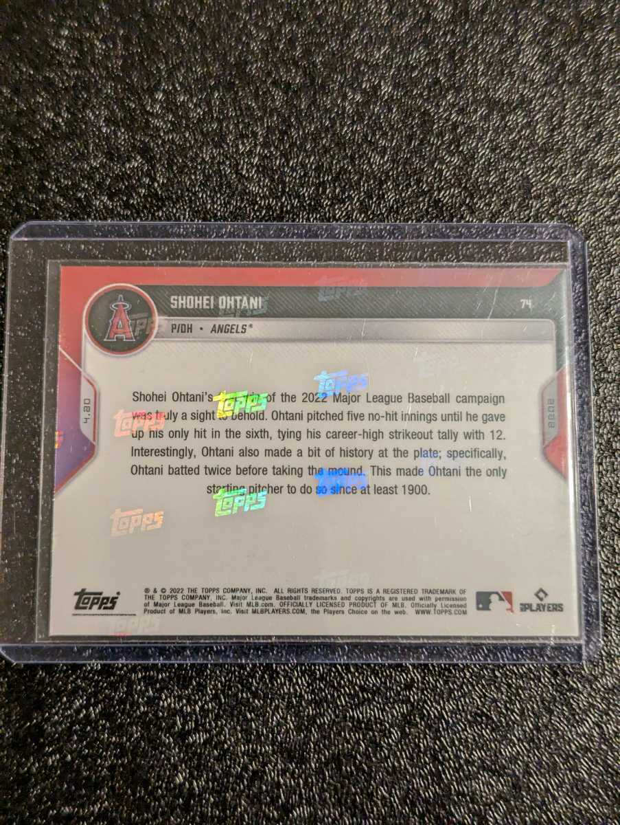 【ブルーパラレル 1/49】マイク・トラウト&大谷翔平 topps now シリ MLB 大谷翔平＆マイク・トラウト エンゼルス トレーディングカード