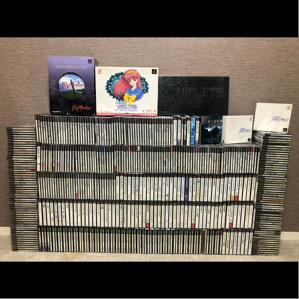 【1円スタート】 PS1 プレイステーション ソフト 444本 大量 まとめ セット クロノクロス バイオハザード 幻想水滸伝 パラッパラッパー 他