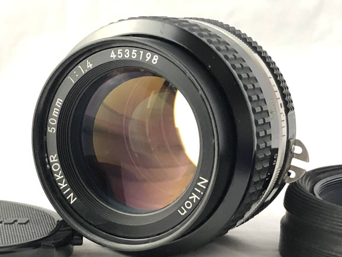 ☆美品☆ ニコン Ai NIKKOR 50mm F1.4 #19770 Nikkor 50mm f1.4 AI-