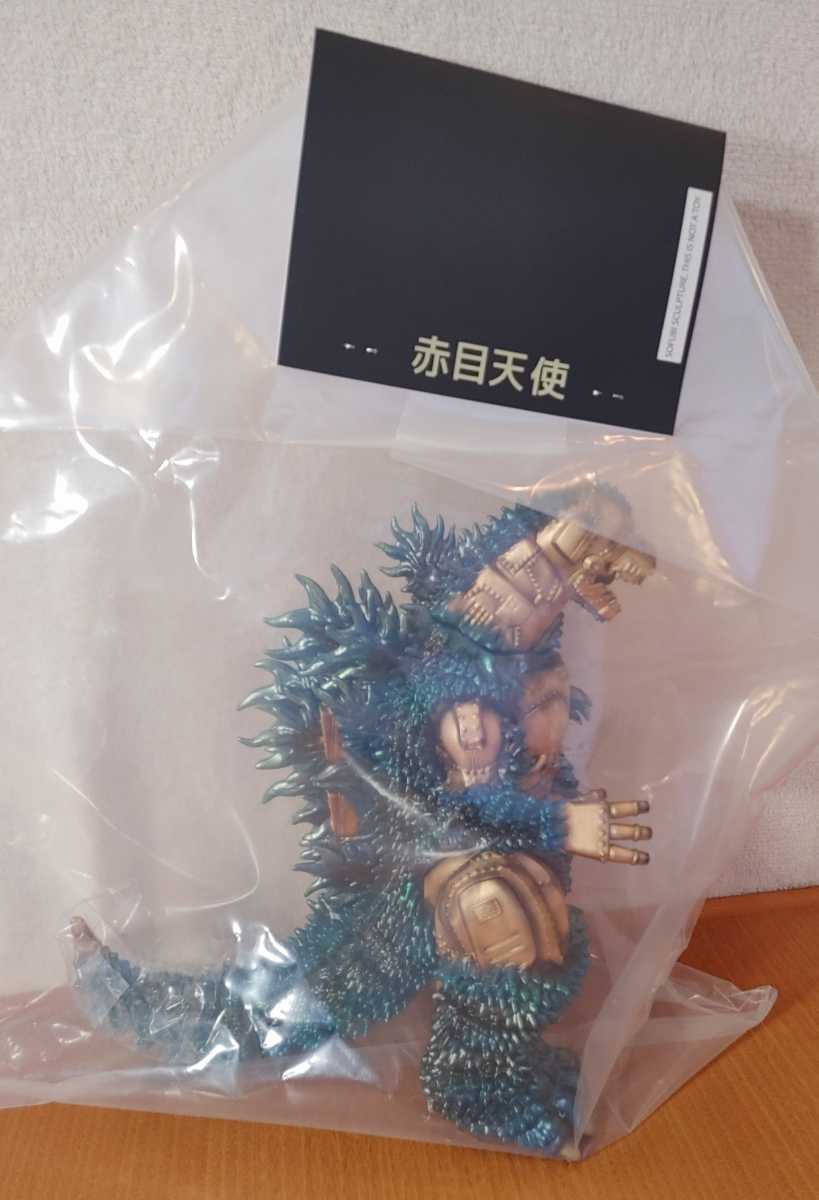 送料無料！ 赤目天使 ゴジラ 最高傑作爆誕 Mechalah #1 AZTECA GOLD アステカゴールド AKAMETENSHI 狂人会 kuangrenhui インディーズソフビ_8