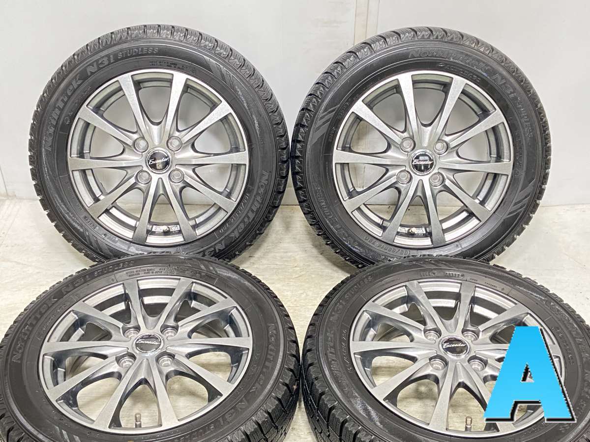 スタッドレスタイヤ 中古タイヤ 中古 4本セット ホイールセット - TOYO 