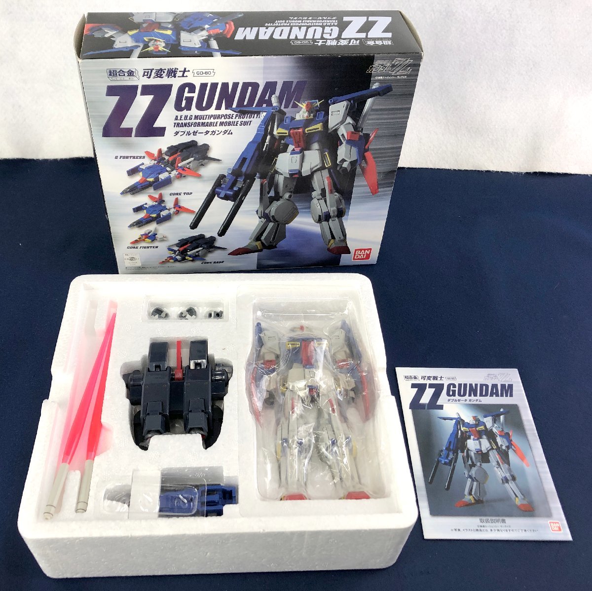 ★中古品★フィギュア 超合金 可変戦士 GD-60 ZZガンダム BANDAI