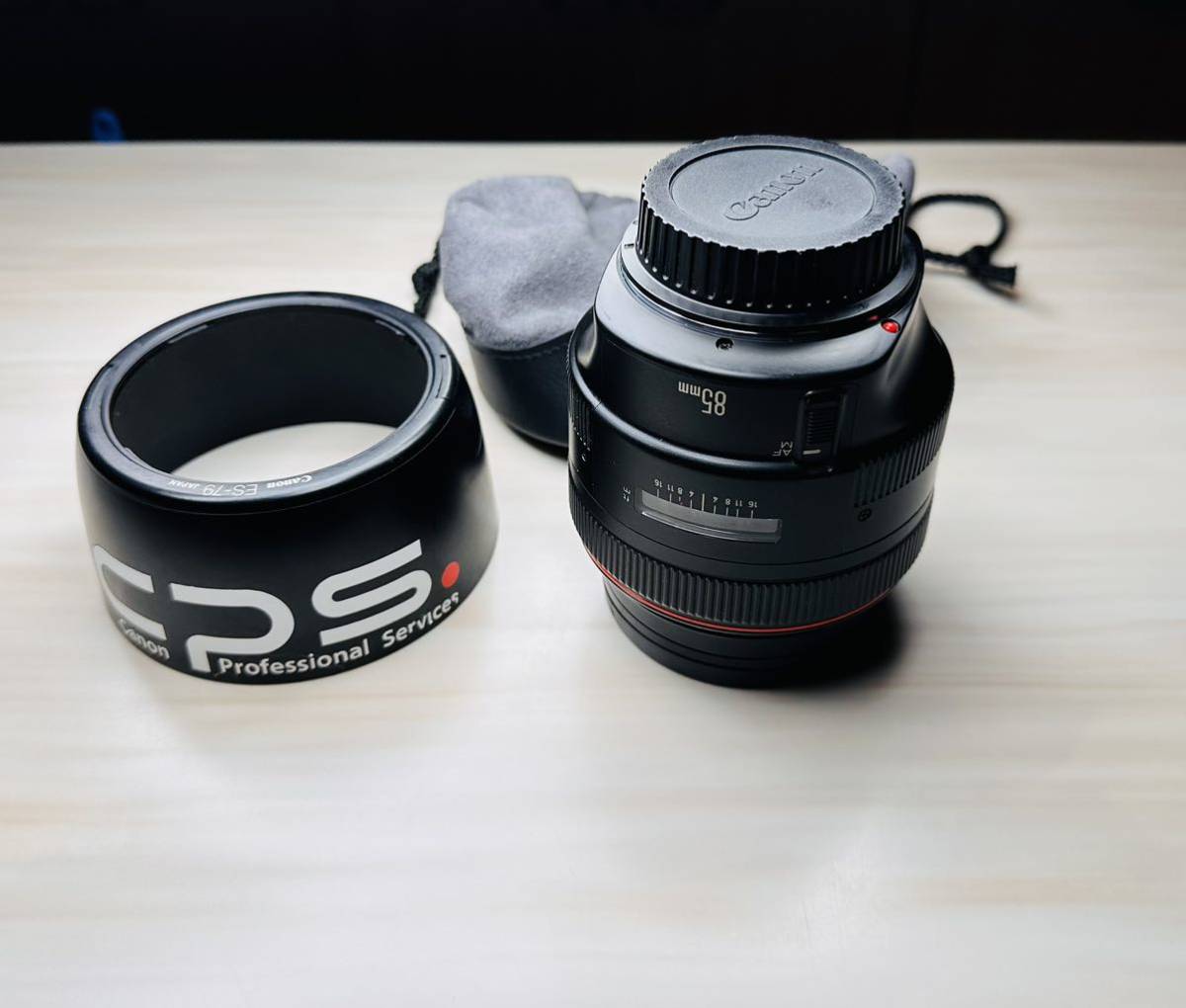 Canon キヤノン EF85mm F1.2 L USM 大口径 単焦点レンズ レンズフード