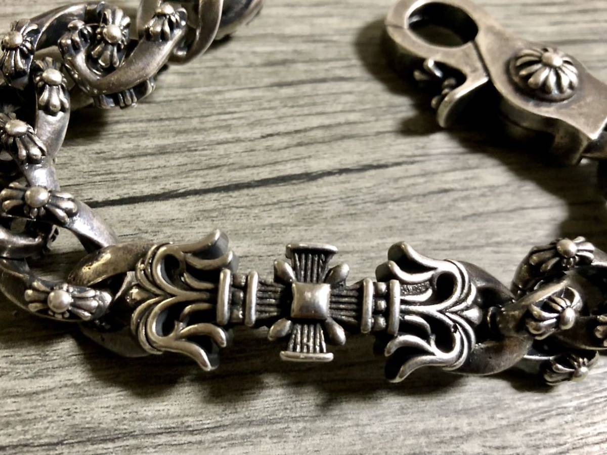 クロムハーツ Chrome Hearts ブレスレット 希少デザイン シルバー925 