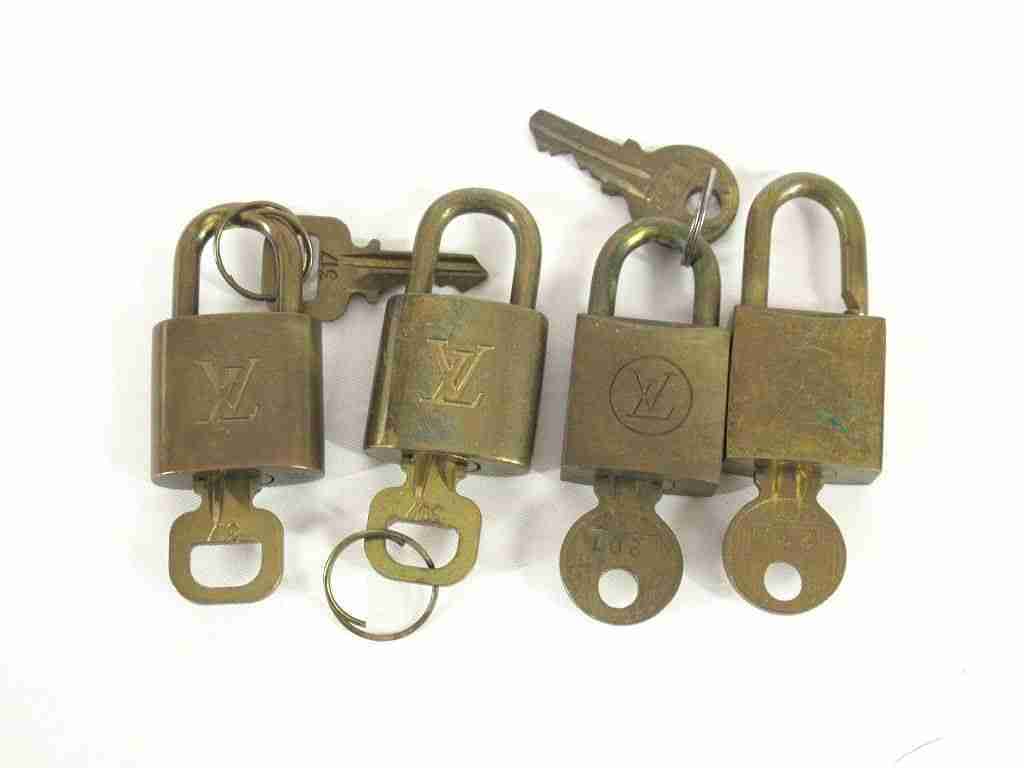 1円 ヴィトン パドロック 南京錠 セット BV433