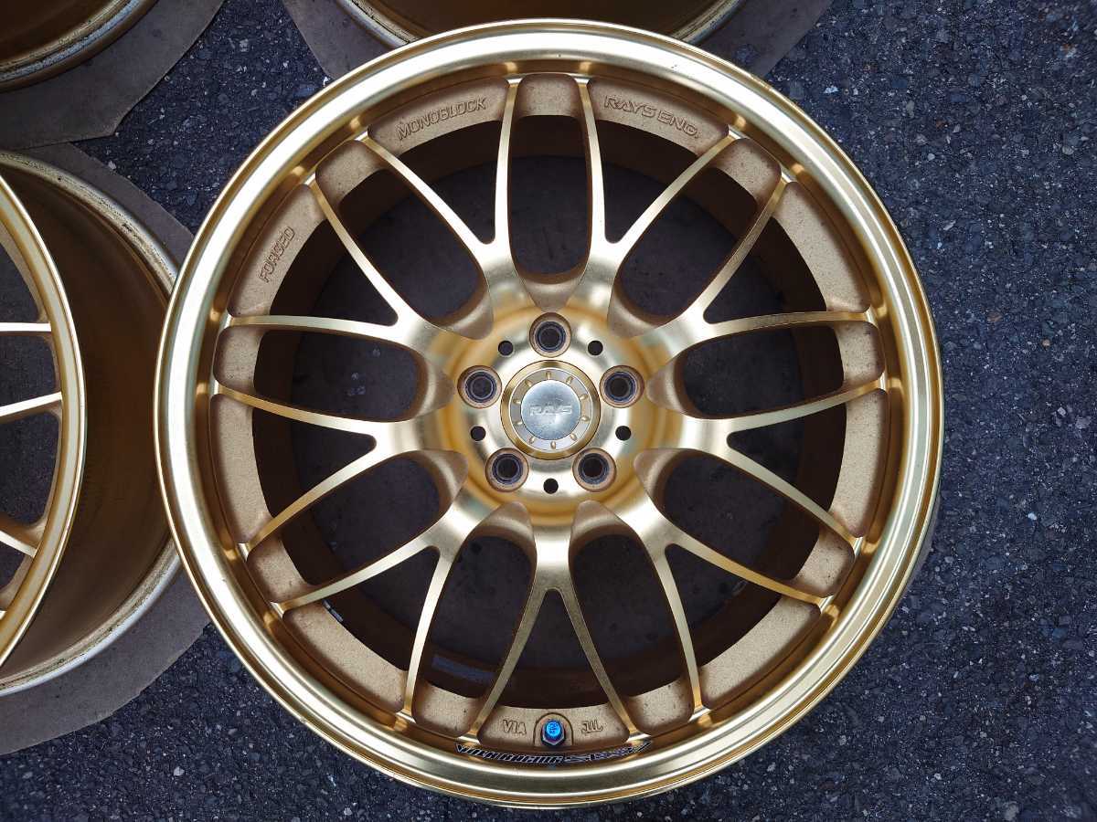 86 BRZ プリウス 希少 鍛造 RAYS ボルクレーシング SE37A GL ゴールド 