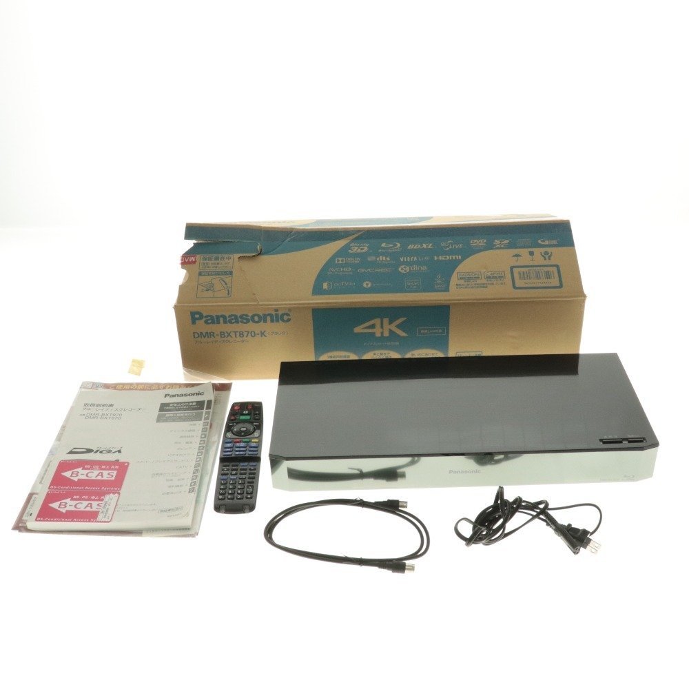 ブルーレイディスクレコーダー パナソニック DMR-BXT870 3TB パナソニック DMR-BXT870 ブルーレイレコーダー Panasonic 3TB 3