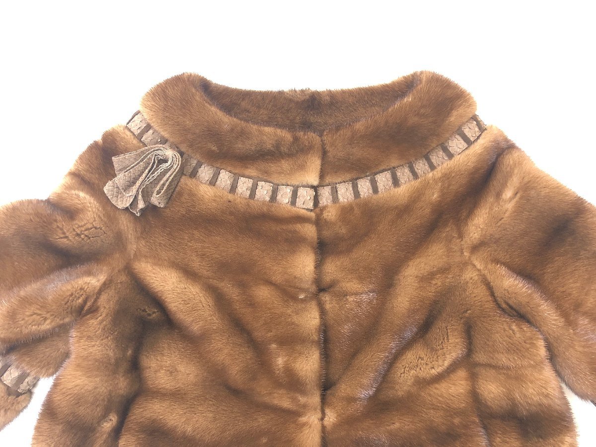 Christian Dior ブラウン毛皮コート　ミンク Christian Dior クリスチャンディオール ミンク ショートコート