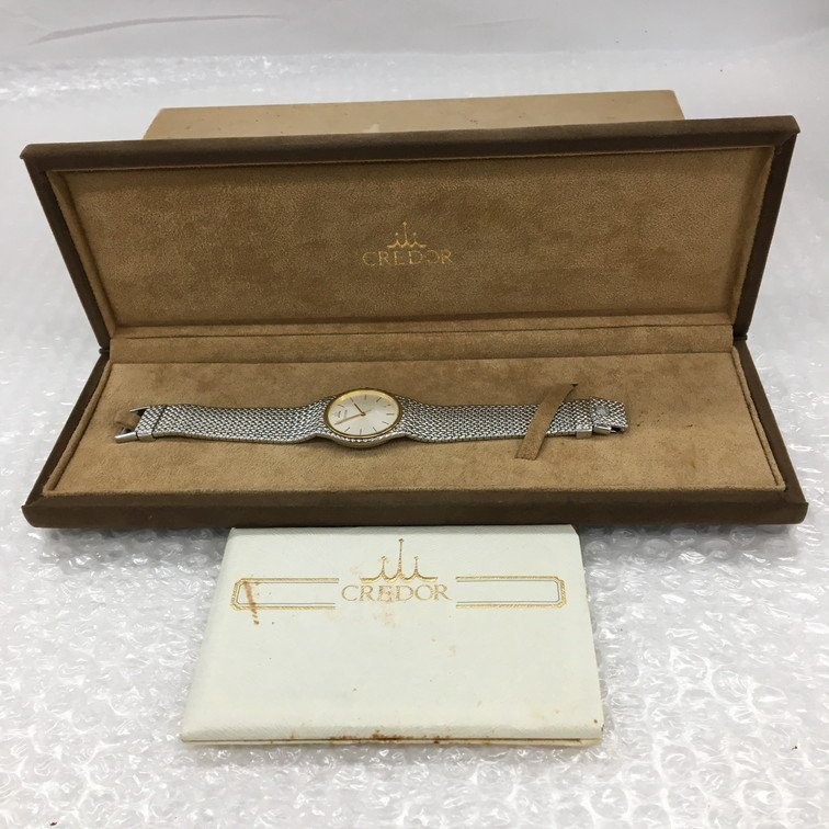 【BAAK6018】SEIKO セイコー クレドール 7771-6050 腕時計 箱有り 稼働