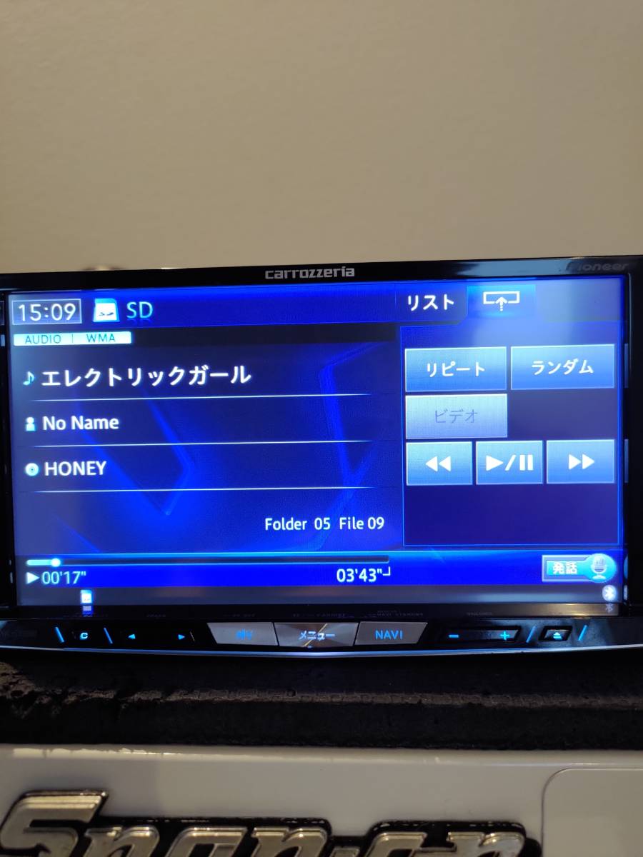 カロッツェリア ナビ AVIC-ZH0009CS 動作確認品 カロッツェリア サイバーナビ AVIC-ZH0009CS 動作確認OK タッチパネル