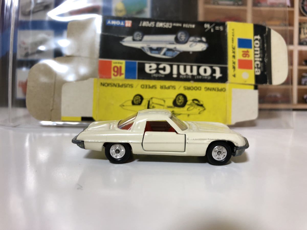 トミカ黒箱 マツダ トミカ コスモスポーツ 1D 日本製 色指定箱 黒箱 ニュー