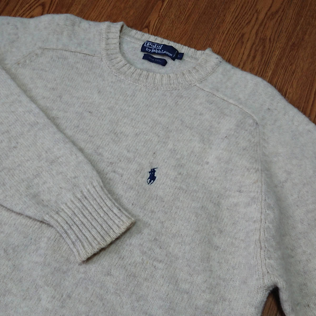 POLO RALPH LAUREN ウール ケーブルニット ラルフローレン ポロ ウール 