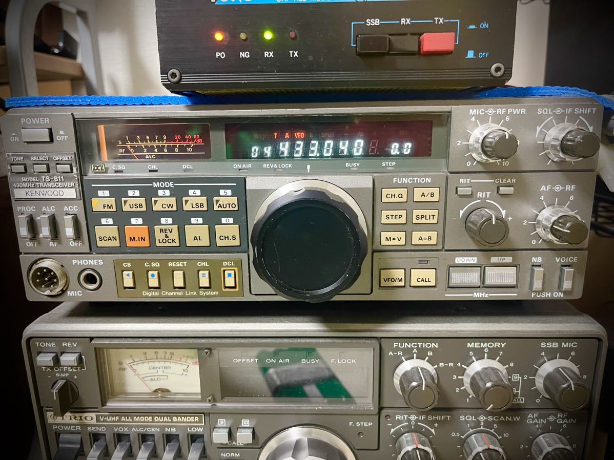 現状品　KENWOOD　TS-811D　430MHｚ　オールモード　25W機 TS-811D KENWOOD 430MHz Yahoo!オークション オールモード