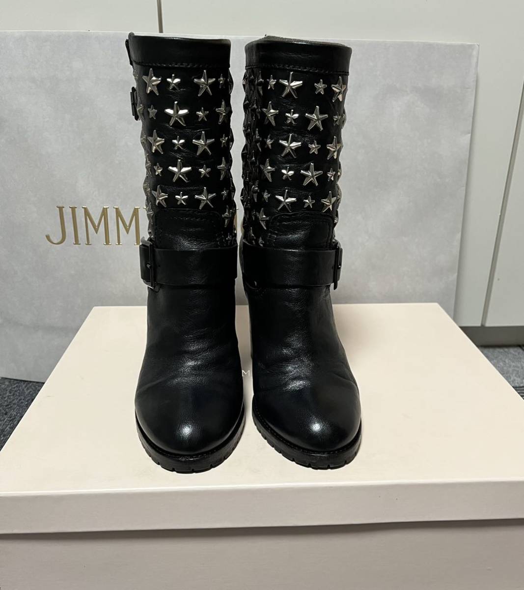 バイカー ジミーチュウ レディース CHOO エンジニアブーツ BIKER JIMMY