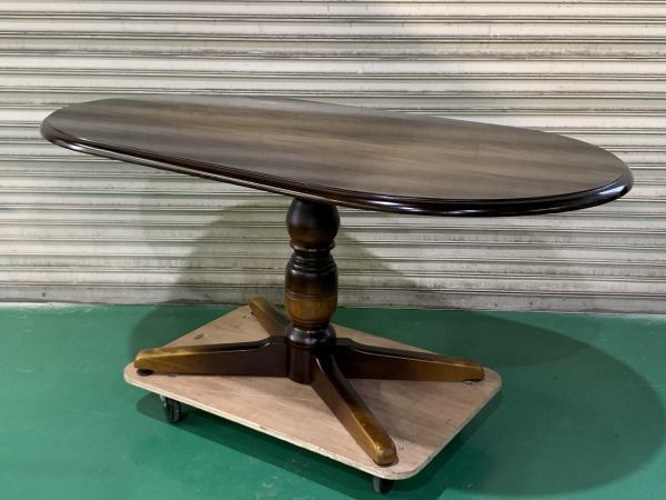 お引取り優先】飛騨産業 ダイニングテーブル ◇DF90 キツツキマーク