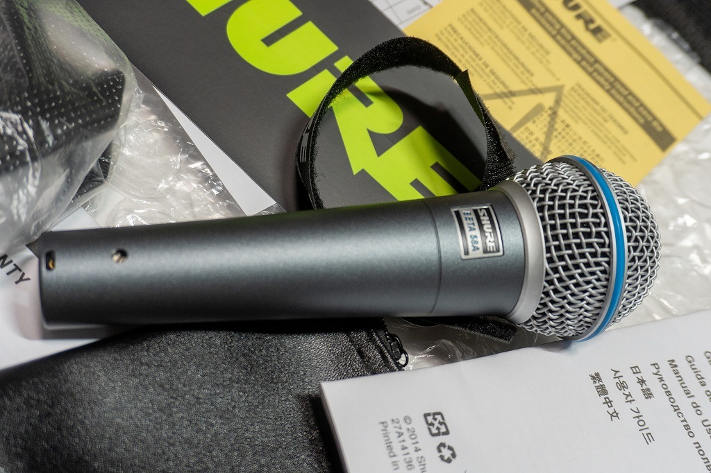 58A Beta Dynamic Vocal Microphone Shure SHURE BETA PAK 58A
