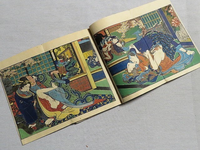艶本 春情色能浴込初篇 春画本 艶画 春画 枕絵(浮世絵、版画)｜売買