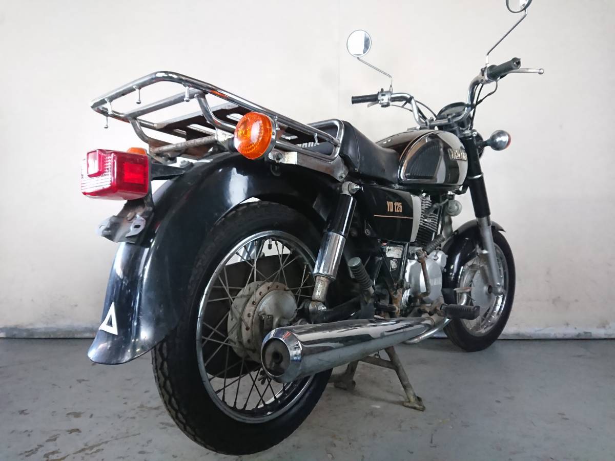 YAMAHA YD125 3NS】始動確認済 書類付 原付二種 125cc 4スト キャブ 旧 