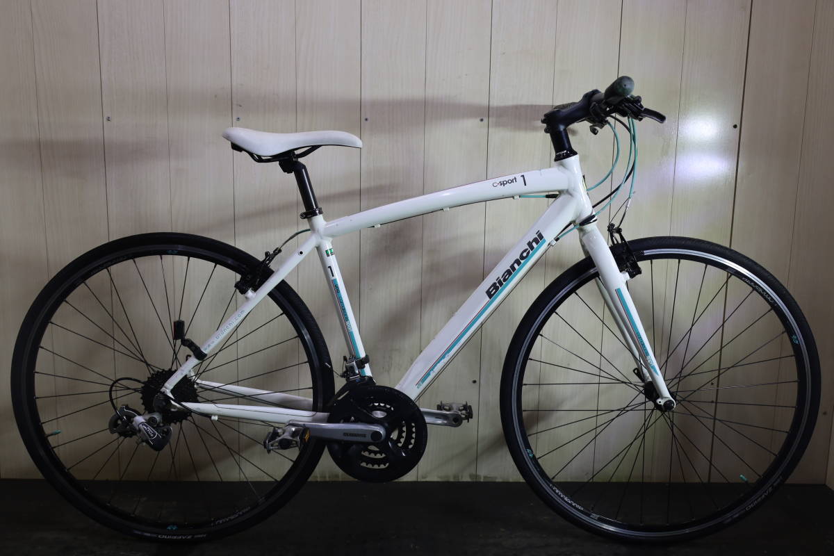 ビアンキcamaleonte 700C アルミ 21速 470mm クロス