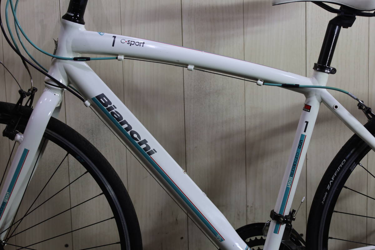 美品！BIANCHIビアンキ C.sport 1 700C アルミ 24速 470mm クロス 