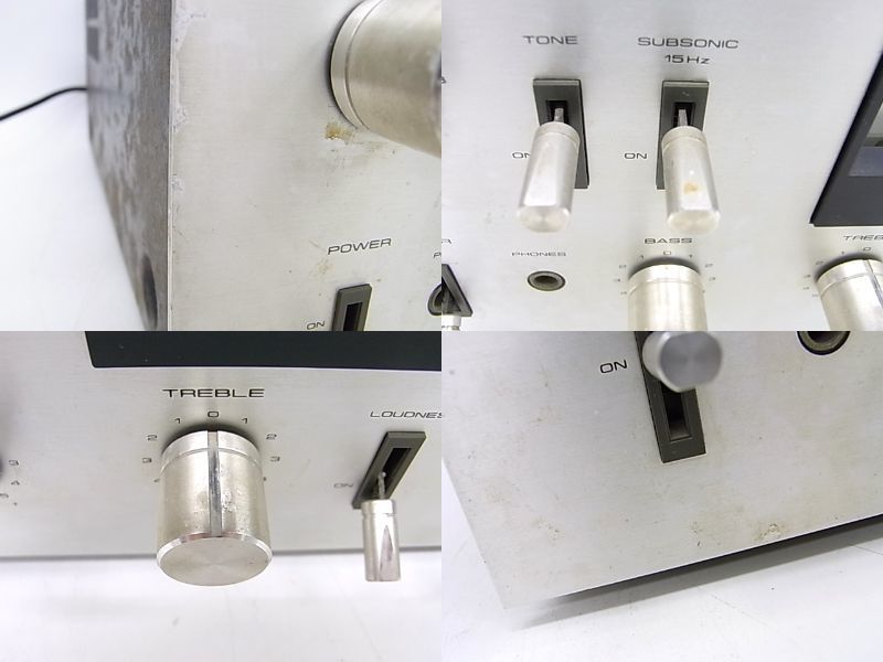 y0107 PIONEER SA-7800Ⅱ パイオニア プリメインアンプ 音出し確認