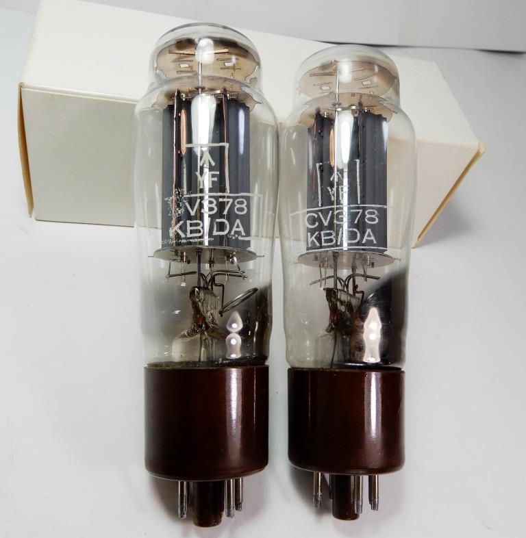 旧MULLARD 整流管 CV378 英国製 保管品 動作確認済み 英国製 整流管 英Mullard整流管CV378を2本1組，動作を