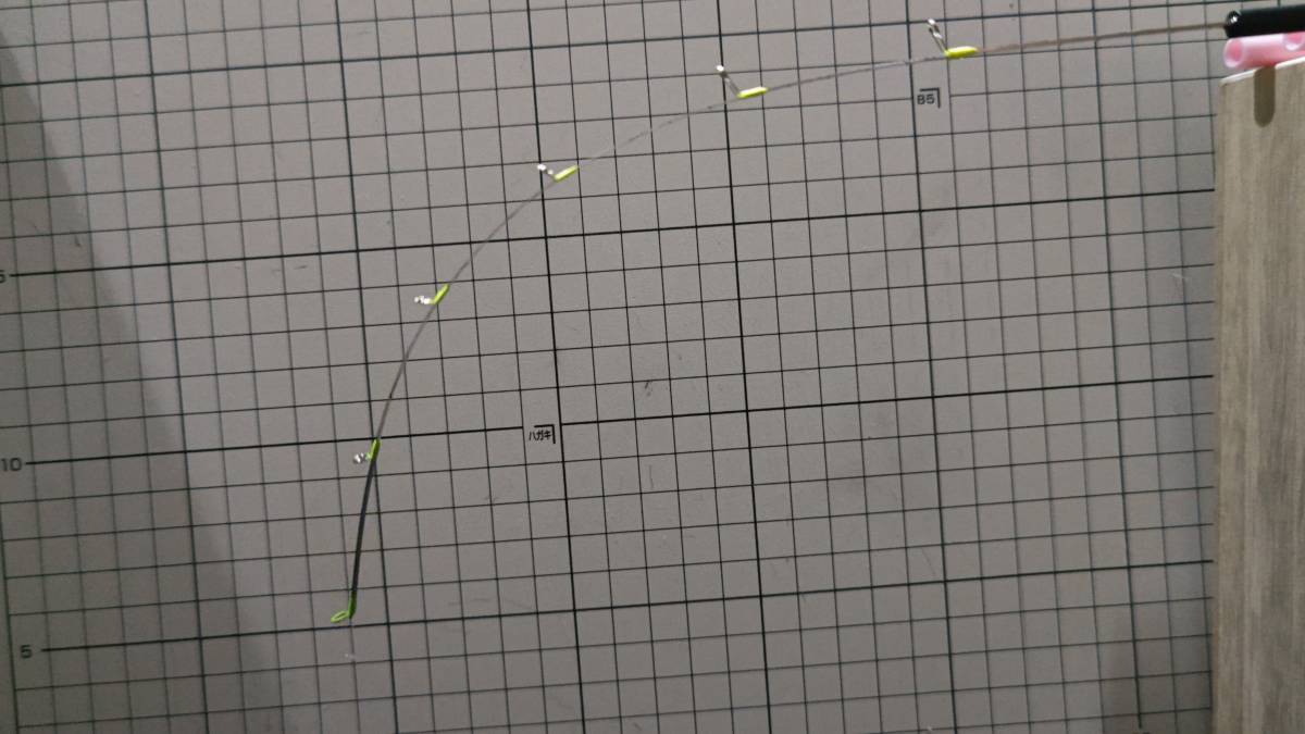 New 2023年 氷上モデル　P2 25 SXF-SS ワカサギ穂先 ステンレスバネ＋フイルム ２本セット ①