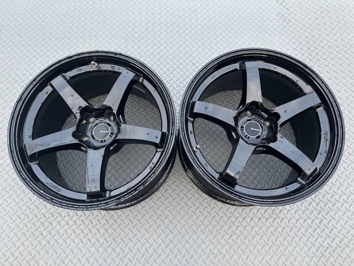 VALINOホイール 武将N832 17インチ9J±0グロスブラック 114.3 VALINO ホイール 17×9J +0 PCD114.3 ブラック シルビア ドリフト 2本