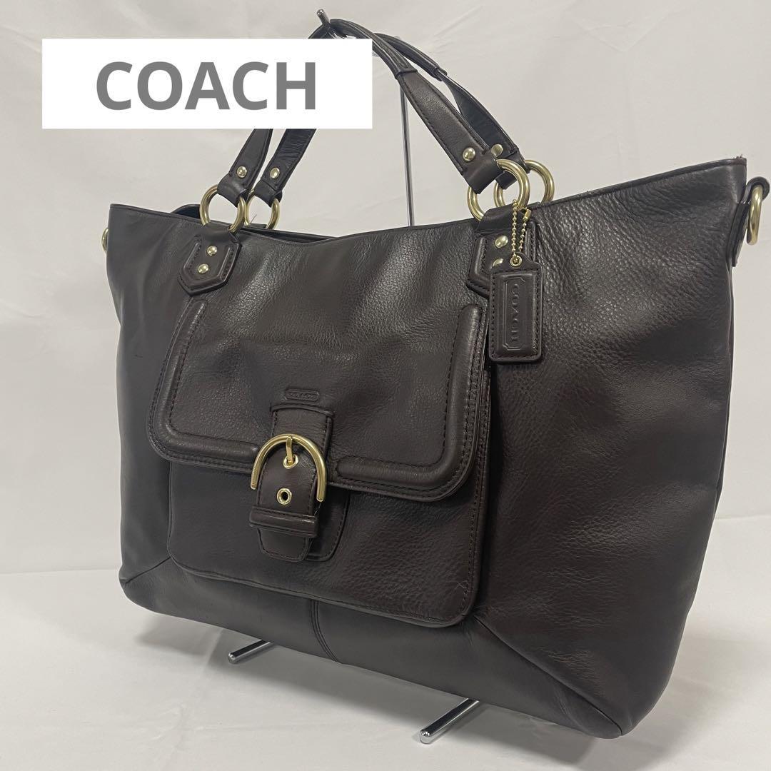 【極美品】COACH コーチ 2WAYショルダーバッグ レザー F24683