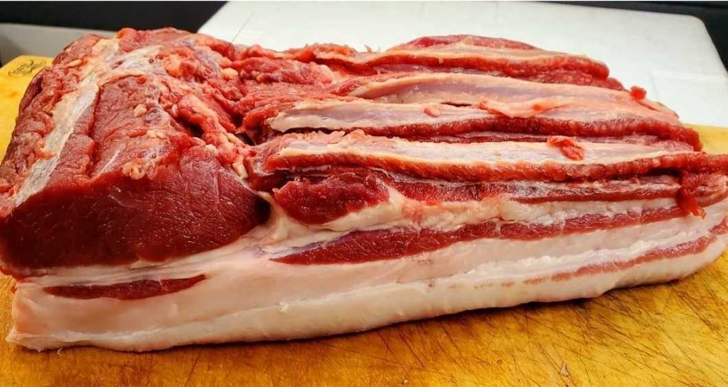 ④天然 猪肉 ジビエ ロースバラ肉付き1570g BBQ 猪鍋 ぼたん鍋 すき焼き 茨城県産
