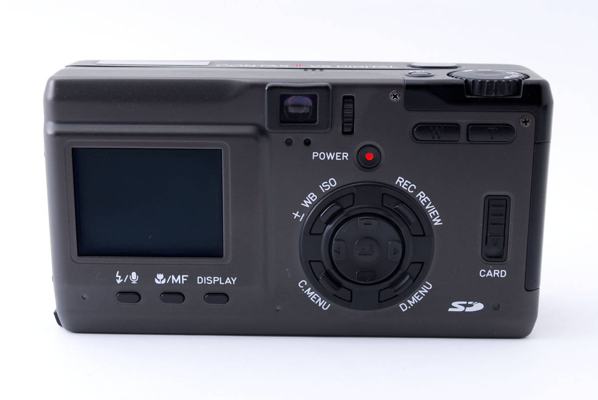 Top Quality 元箱 ☆極上美品☆ CONTAX TVS DIGITAL Titanium Black 