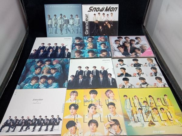  Man CD まとめ売り　シングル3形態コンプセット　11作 Snow Man 各種シングルCD まとめ売り 計11点セット CD シングル