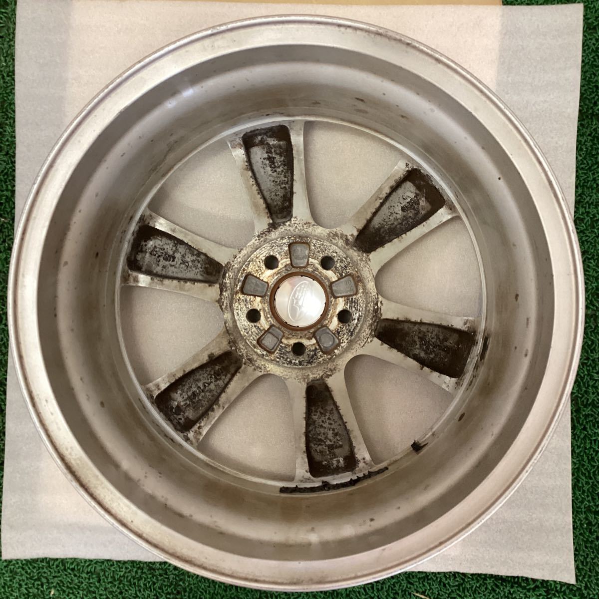 スバル レガシー純正アルミホイール17×7JJ+55 100-5H 中古品1本