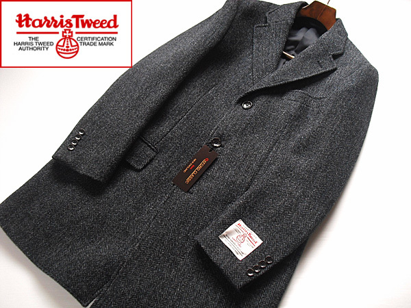 ハリスツイード Harris Tweed チェック柄 Tweed☆高級 ブラウン 【新品