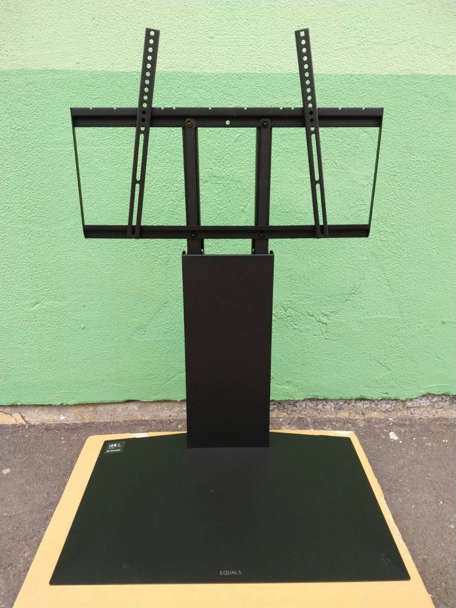 【中古品 傷あり】NAKAMURA EQUALS WLTVB5119 [32～80V型対応 壁寄せテレビスタンド WALL V3 ロータイプ サテンブラック]