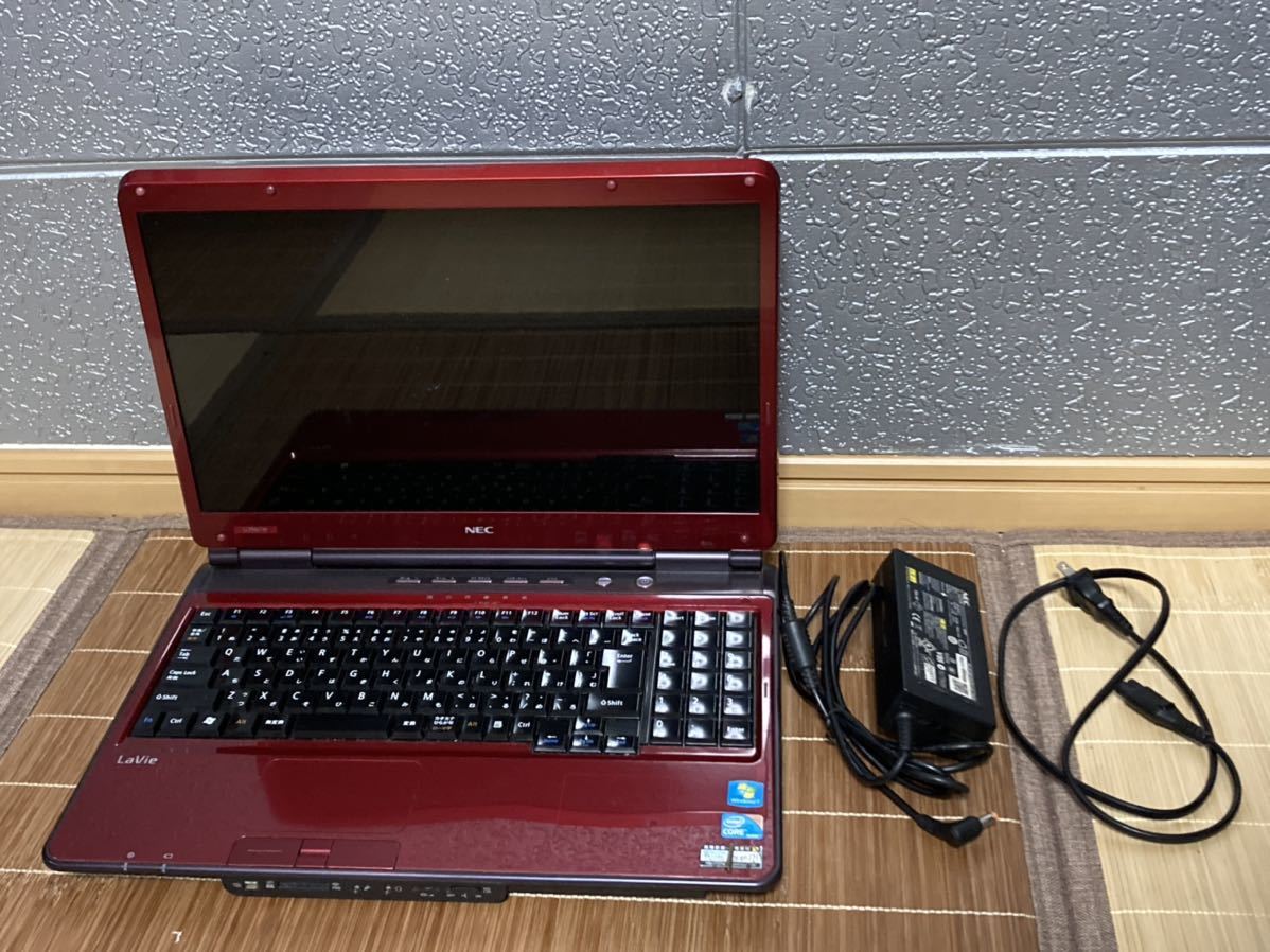 ☆通電確認 NEC Lavie PC-LL750WG6R ノートパソコン core i5 純正