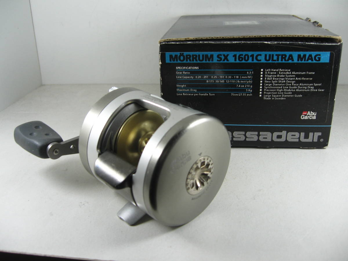 アブガルシア モラム SX 1601C ウルトラマグ 左ハンドル 中古品