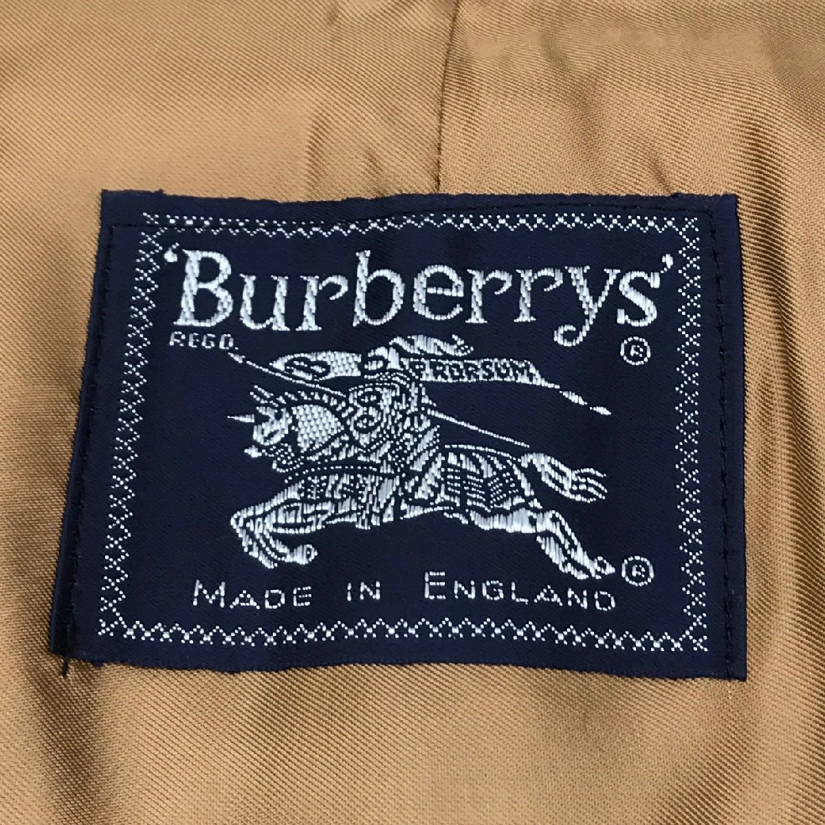 1円 美品 Burberrys バーバリーズ ノバ チェック 柄 トレンチ コート