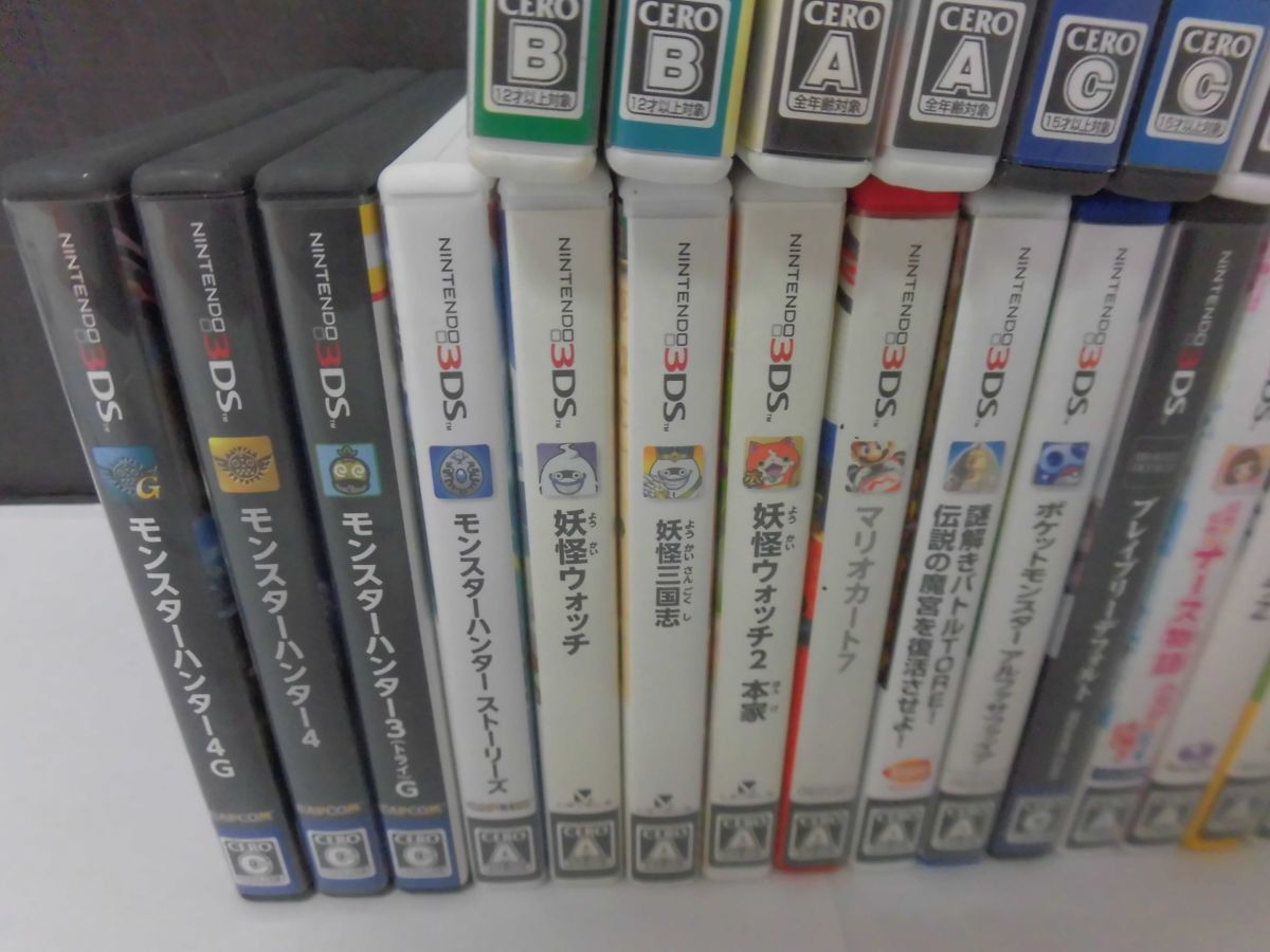 19 送80サ 0126%B07 3DSソフト 30本セット とびだせ どうぶつの森 他  