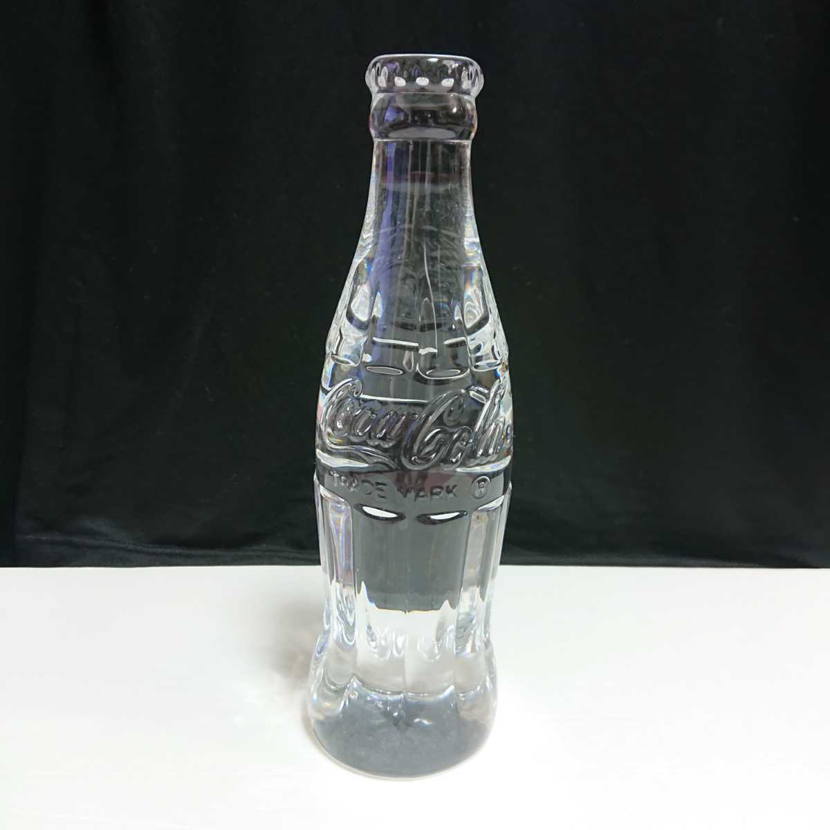 コカ・コーラ ボトラー記念ボトル クリスタル ガラス 非売品 古い