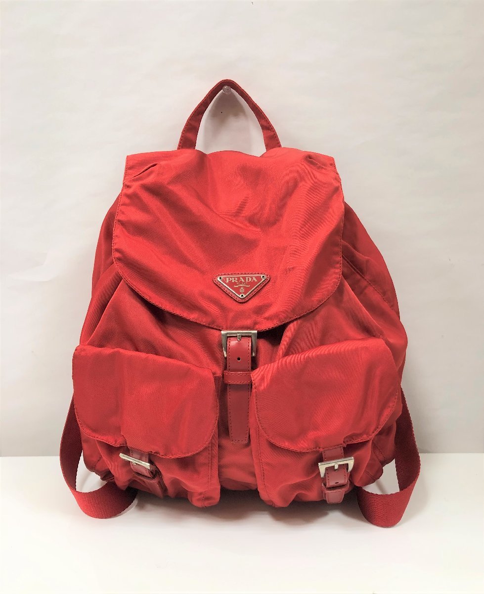 ☆PRADA プラダ テスートナイロン 巾着型 リュックサック バッグパック