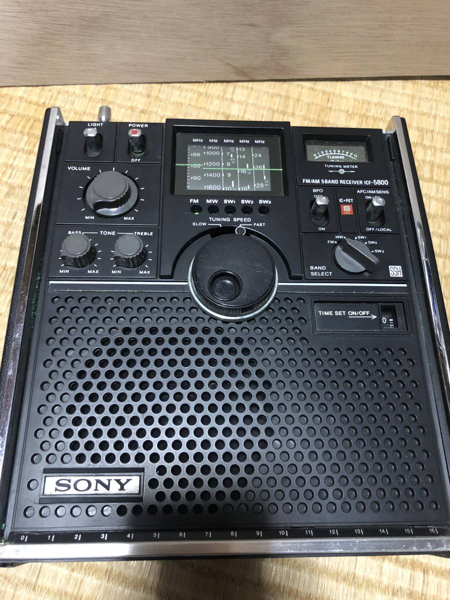 SONY ソニー スカイセンサー ICF-5800 ラジオ ジャンク