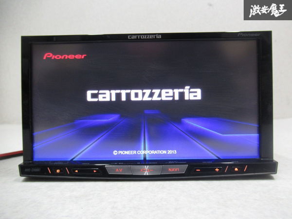 保証付 carrozzeria カロッツェリア AVIC-ZH0007 HDDナビ カーナビ CD DVD Bluetooth 再生 地図データ 2013年 本体のみ 即納 棚N-1