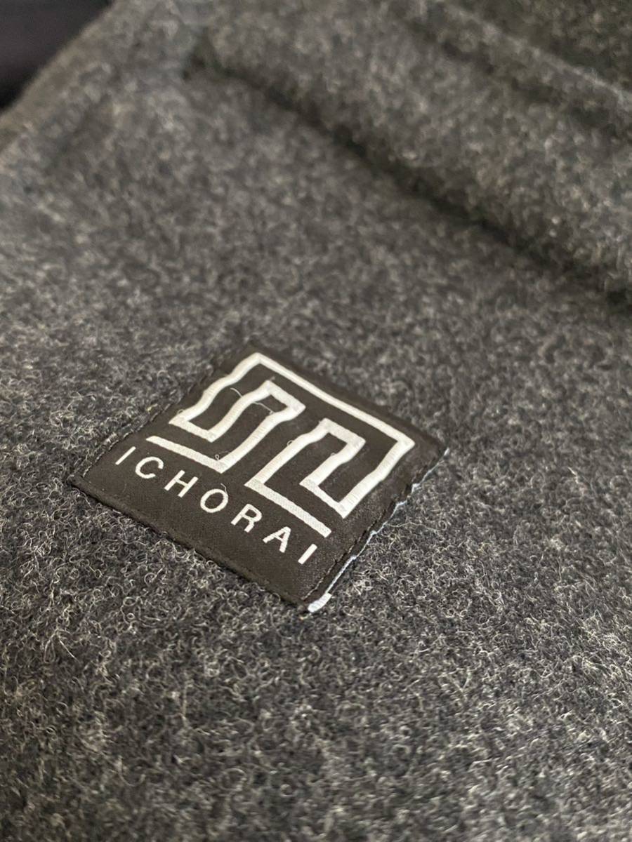 ICHORAI ダブルフェイス チェスターコート ポロコート ネイビー 46