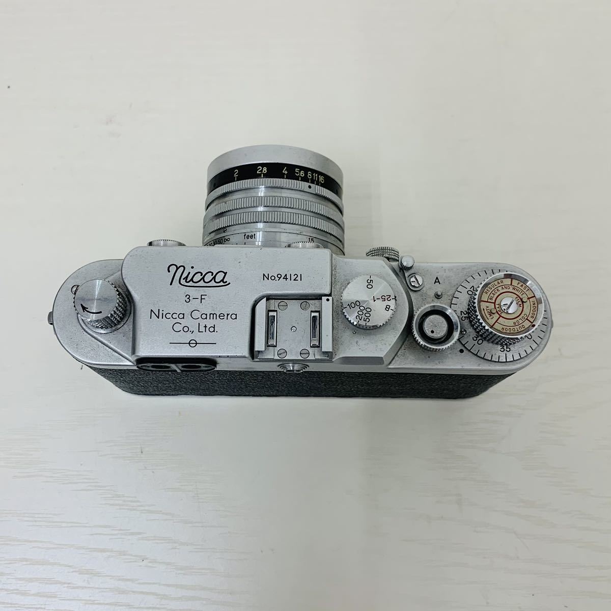 Nicca Camera 3-F ニッカ カメラ フィルムカメラ レンズ付き ケース