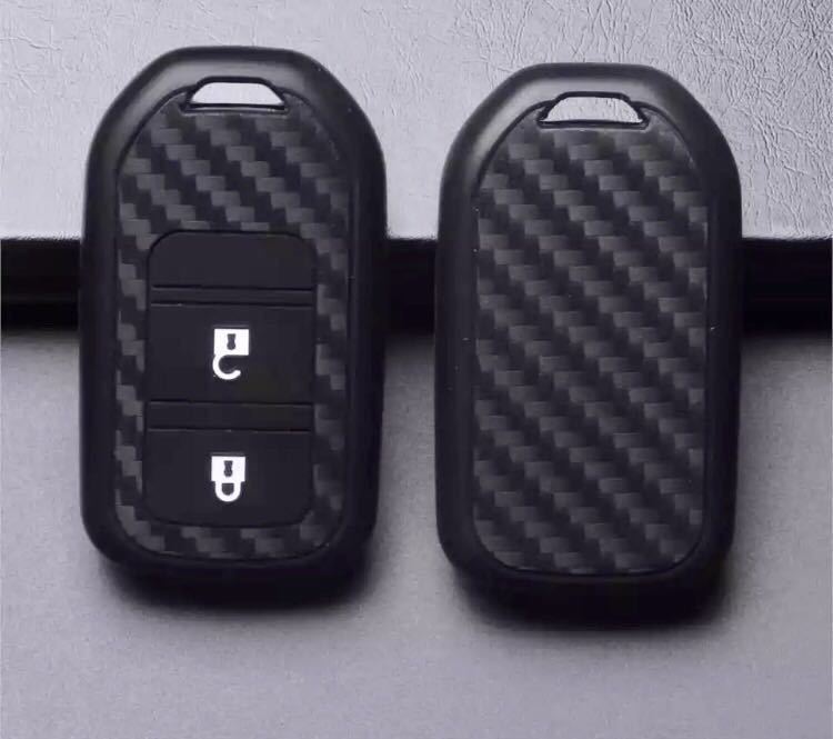 ホンダ　フィットハイブリッド　ＧＰ５　スマートキー　カーボン調カバー_2