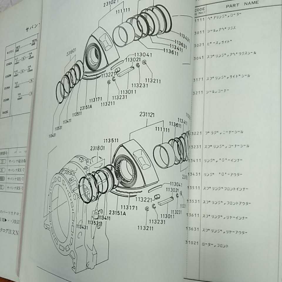 マツダサバンナ RX-7 SA22C 160001~300000 S55.10～S58.8