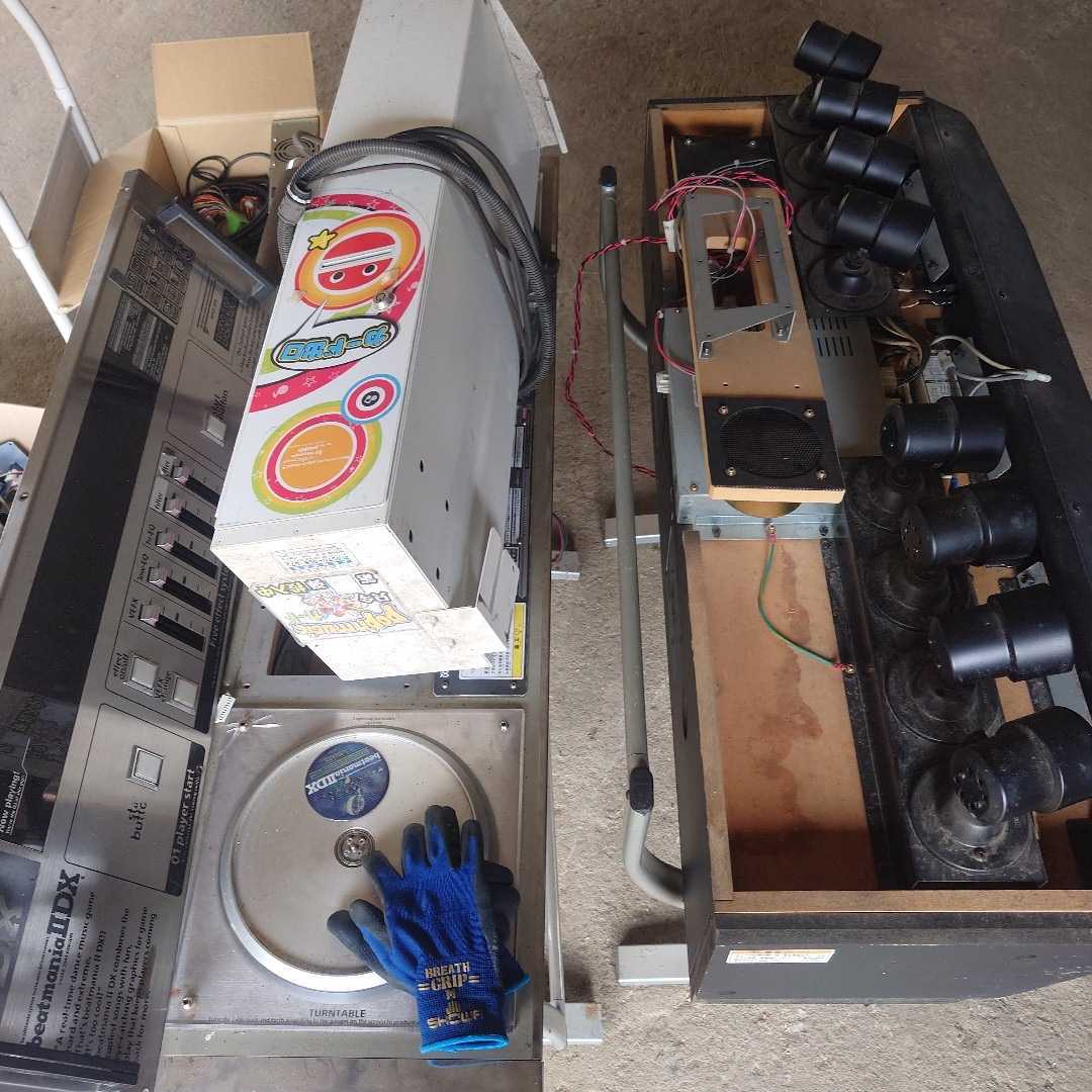 直接引き取り限定　コナミ　ビートマニア　ポップンミュージック　配線　コンパネ