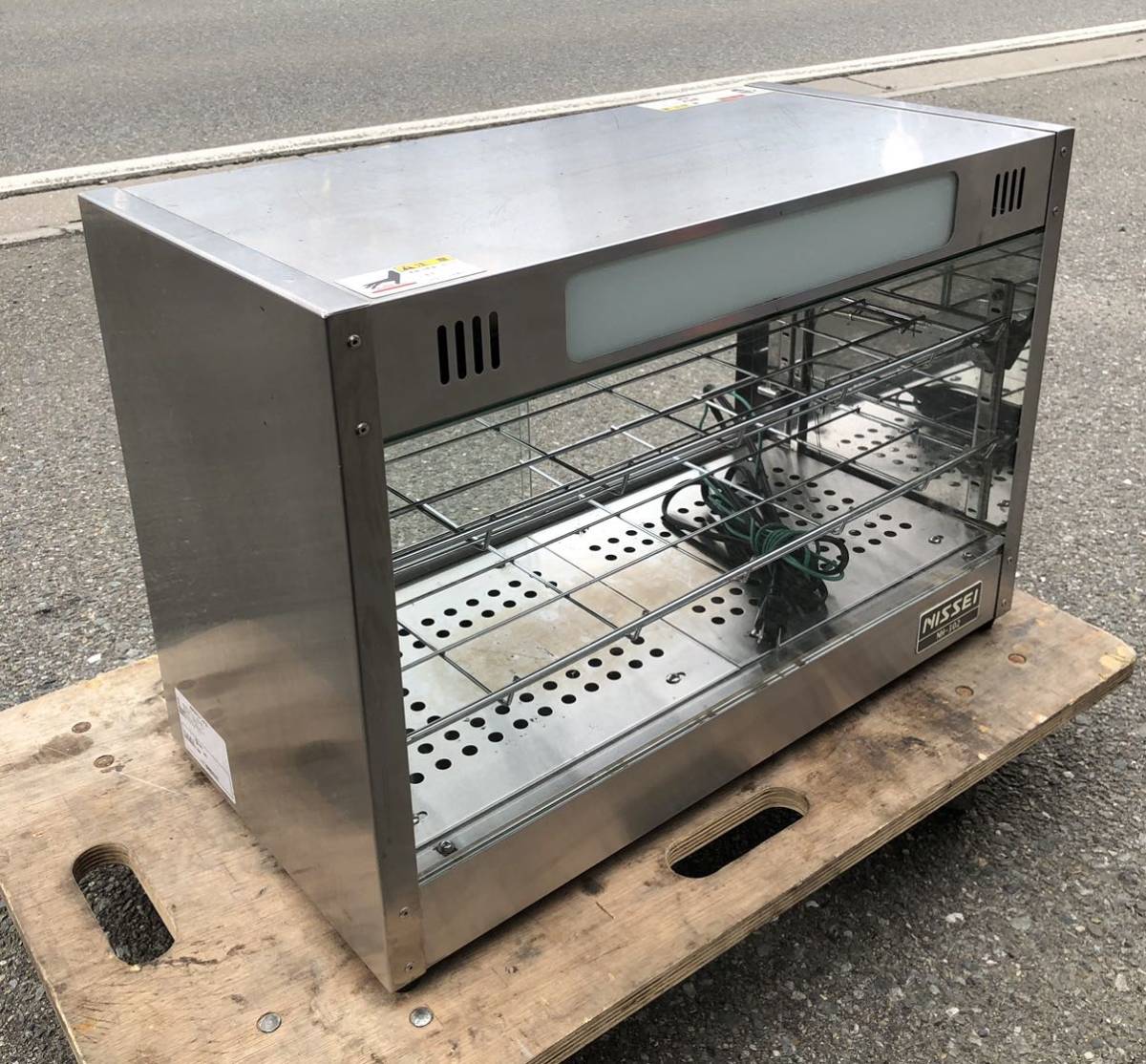□中古品 ニッセイ ホットショーケース NH-302 2016年 株式会社 